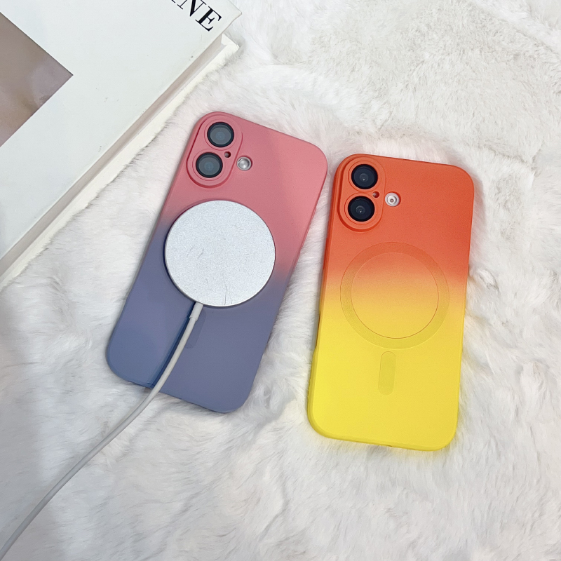 Liquid Silicone Magnetic Phone Case - 아이폰 18, 17, 16, 15, 14,