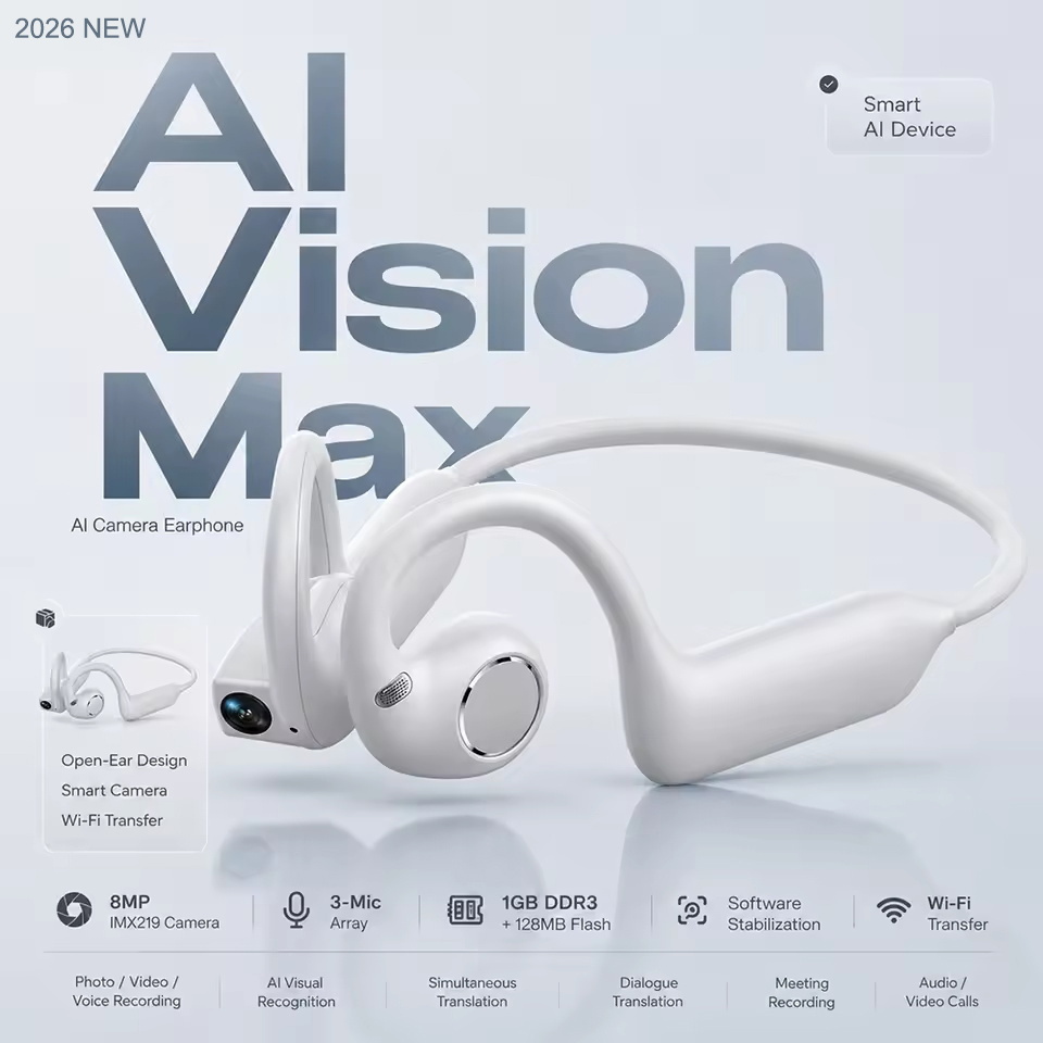 Earphones - 새로운 이어훅 방식의 골전도 AI 카메라