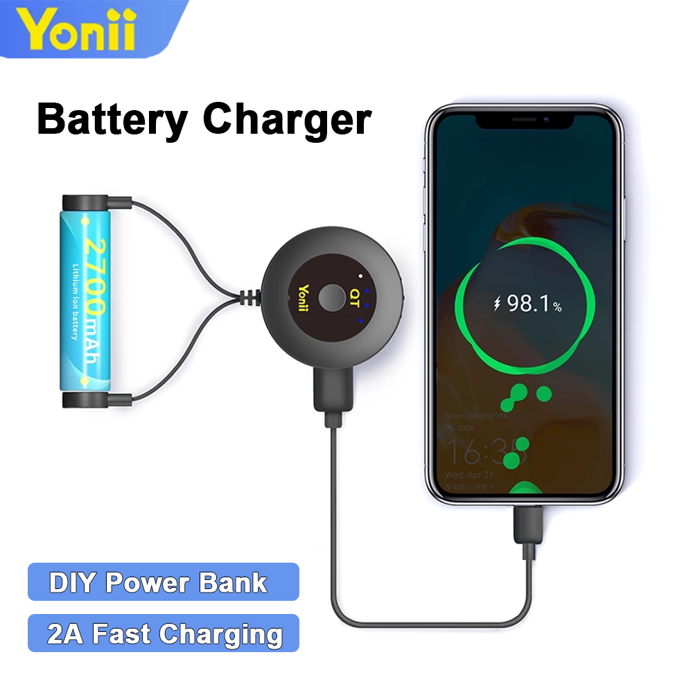 Yonii 리튬이온 배터리 충전기 18650/20700 - Power Banks 리뷰 및 가격