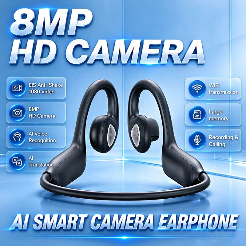 AI 스마트 카메라, 블루투스 번역 이어폰, 8MP H - Earphones 리뷰 및 가격