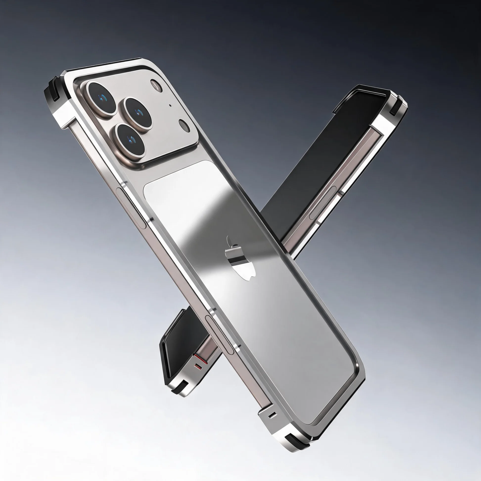 아이폰 18 Pro Max, 17 Pro용 고급 양극  - Metal Bumper Aluminum Frame Case 리뷰 및 가격