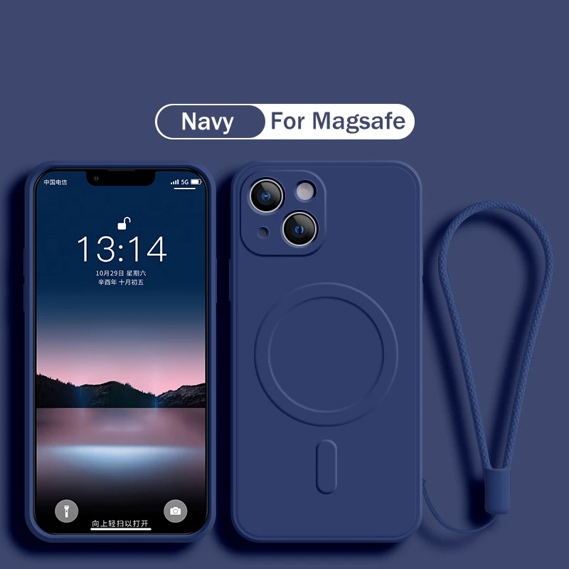 아이폰 18, 17, 16, 15, 14, 13, 12 - Liquid Silicone Magnetic Phone Case 리뷰 및 가격